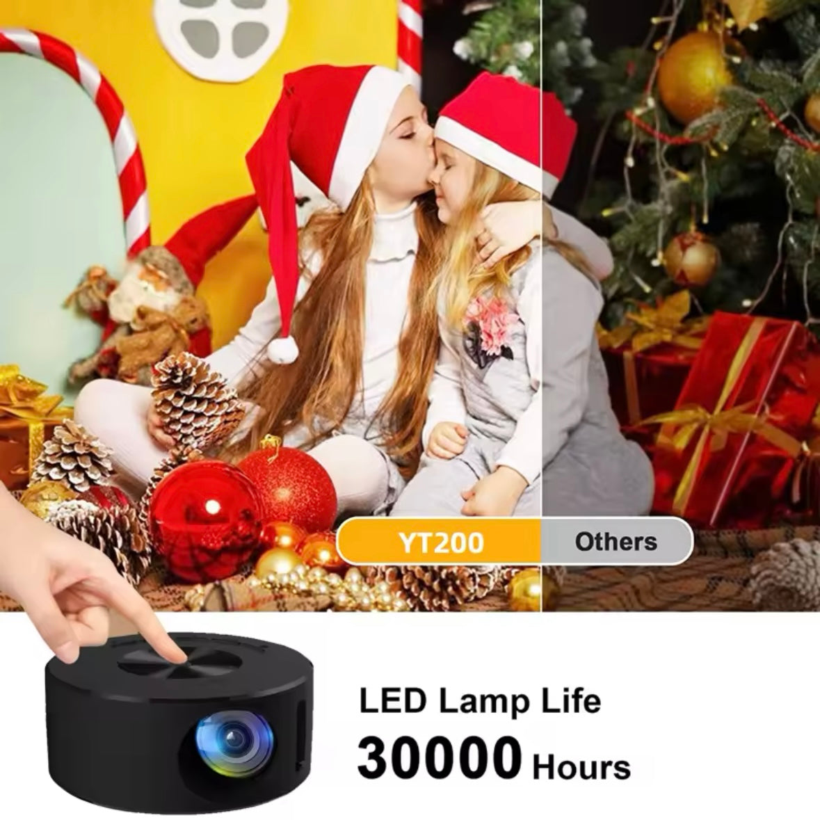 YT200 Mini Led Beamer