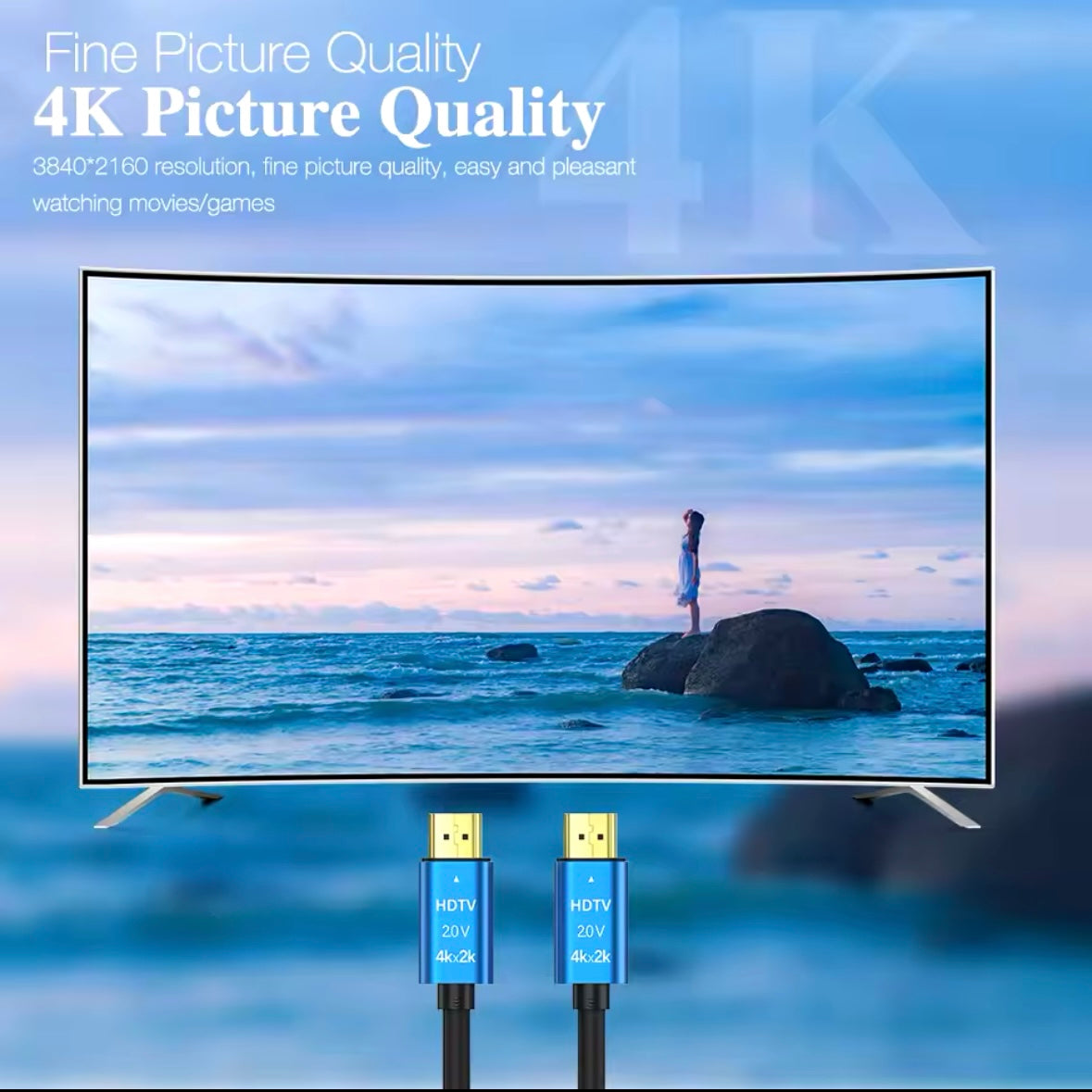 Vergoldetes HDMI Kabel 4K 60Hz